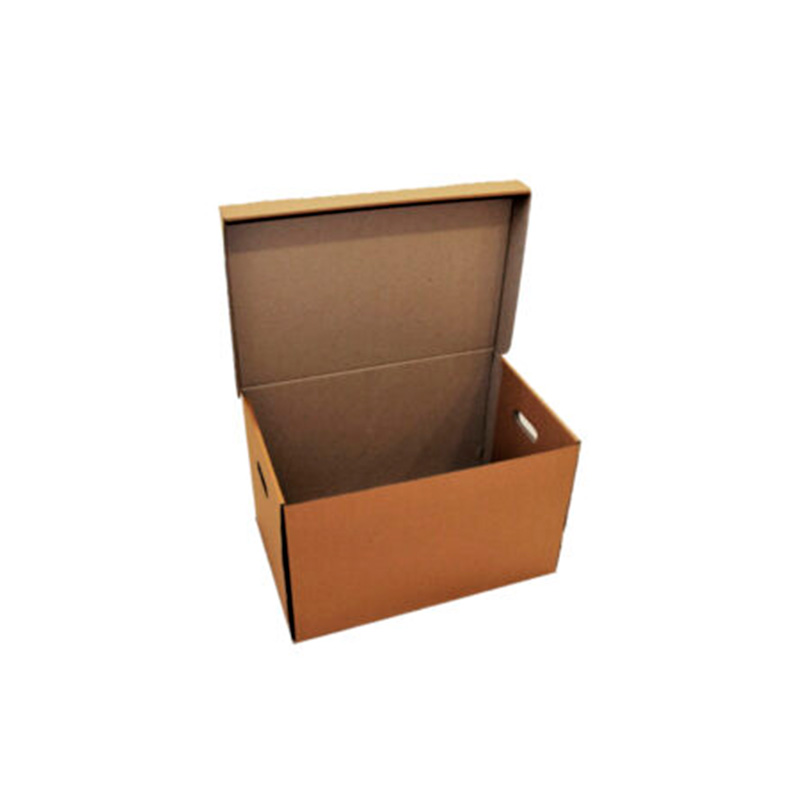 img_5924-kor-300x300 Картонная архивная коробка А3 (480*325*295 мм) с ручками и с крышкой, короб из гофрокартона Т23 — изображение 1